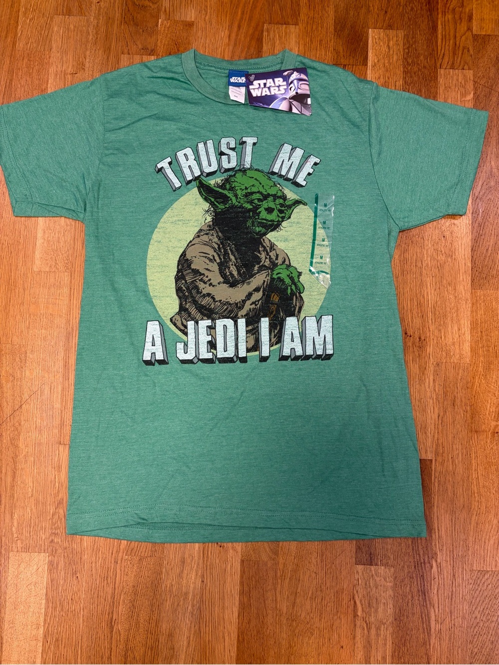 Star Wars Green Yoda 'Trust Me A Jedi I Am' Graphic Tee